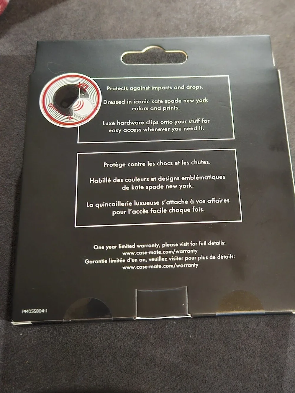 kate spade Black AirPods Pro Case (1st & 2nd Gen) NIB